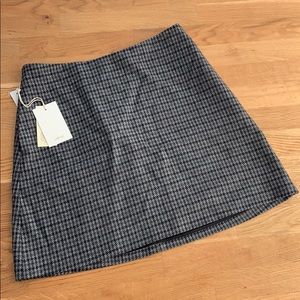 Aritzia | Wilfred | Plaid Wool Blend Skirt | 10